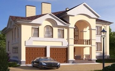 Проект дома из блоков 10-2010