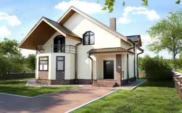 Проект дома из блоков м30