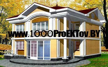 Проект дома из блоков 1504