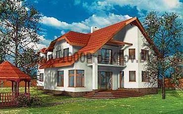 Проект дома из блоков 1356