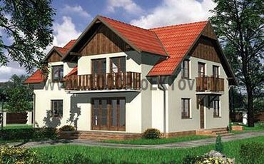 Проект дома из блоков 1355