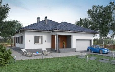 Проект дома из блоков м21
