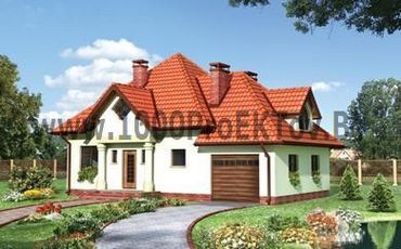 Проект дома из блоков 1349