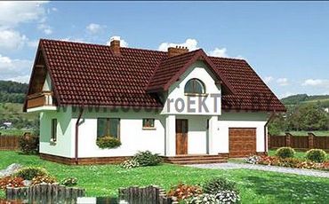 Проект дома из блоков 1361