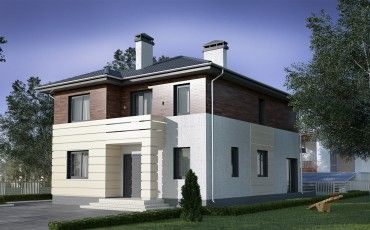 Проект дома из блоков м25