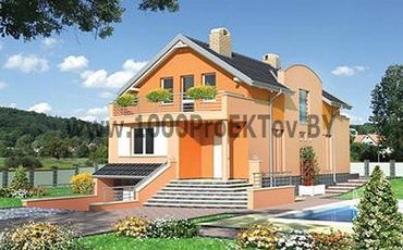 Проект дома из блоков 1443
