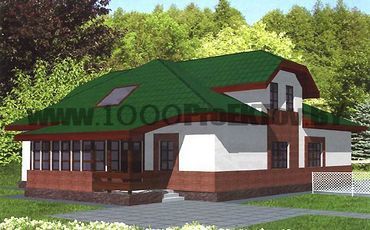 Проект каменного дома 1498