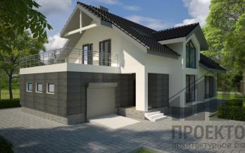 Проект дома из блоков м40