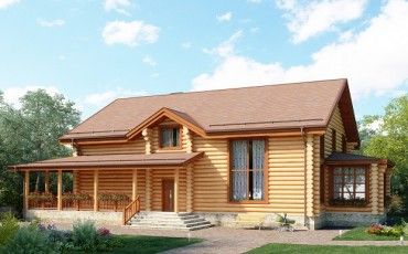 Проект деревянного дома 10-2199