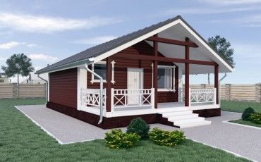 Проект деревянного дома 1701