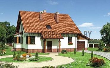 Проект дома из блоков 1424