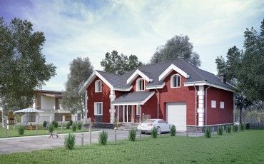 Проект дома из блоков м36