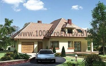 Проект дома из блоков 1215