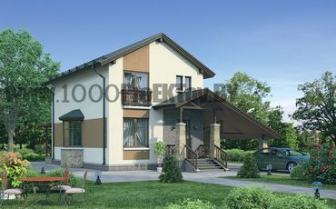 Проект дома из блоков 1092