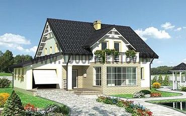 Проект дома из блоков 1358