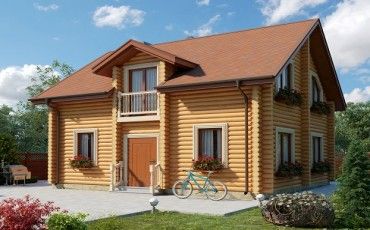 Проект деревянного дома 3-29