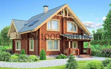 Проект деревянного дома 1025
