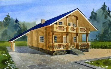 Проект деревянного дома 1062