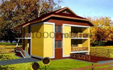 Проект дома из блоков 1497