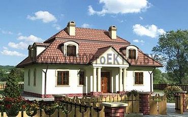 Проект дома из блоков 1399