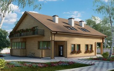 Проект деревянного дома 10-543-3