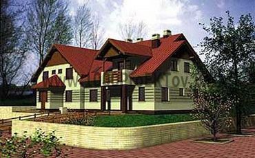 Проект дома из блоков 1393