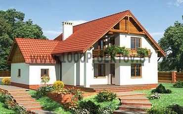 Проект дома из блоков 1253
