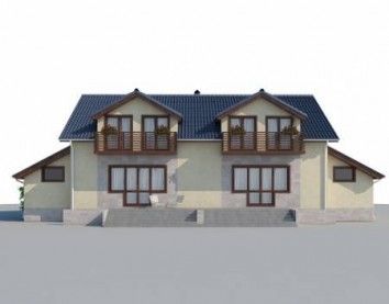 Проект дома из блоков 10-433-3