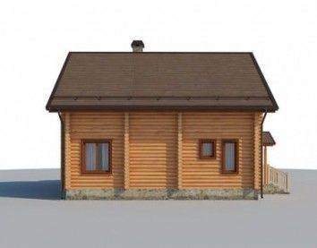 Проект деревянного дома 10-2194