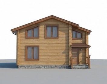 Проект деревянного дома 10-2195-2