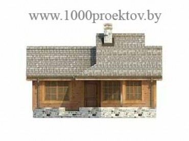 Проект каркасного дома 1608