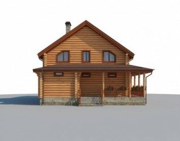 Проект деревянного дома 10-2199
