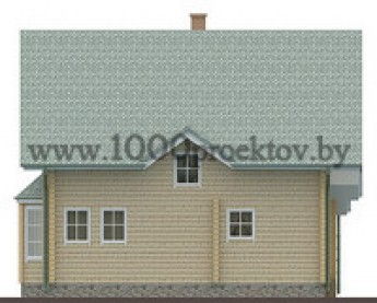Проект деревянного дома 1038