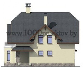 Проект дома из блоков 1089