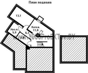 Проект дома из блоков 1171