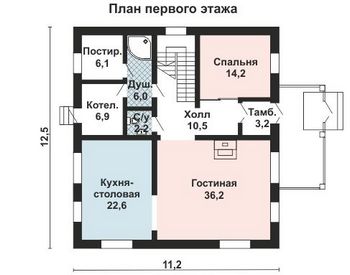 Проект деревянного дома 10-2159