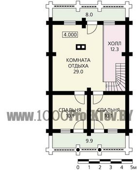 Проект деревянного дома 1062