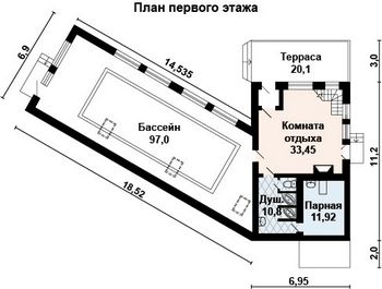 Проект каменного дома 10-2118