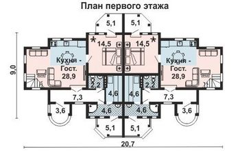 Проект каркасного дома 10-2239