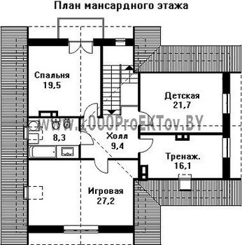 Проект дома из блоков 1402