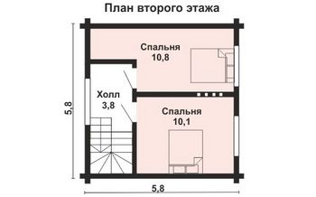 Проект каркасного дома 10-2043-2