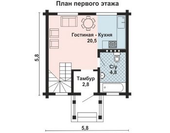 Проект каркасного дома 10-2043-2