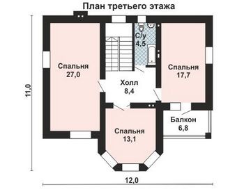 Проект каменного дома 10-2247