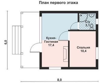 Проект каркасного дома 10-2142