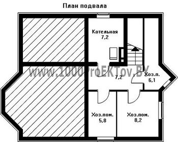 Проект дома из блоков 1188