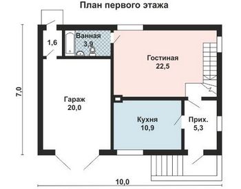 Проект деревянного дома 10-2181