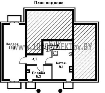 Проект дома из блоков 1167