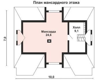 Проект деревянного дома 10-2181