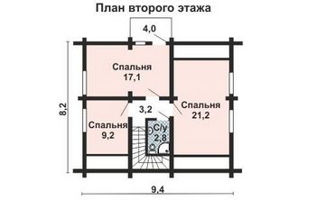Проект деревянного дома 10-2194
