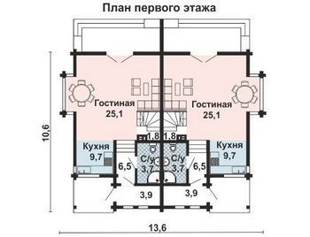 Проект деревянного дома 10-543-3